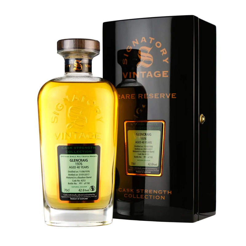 Signatory Glencraig 1976 40 Year Old 42.6% ABV 700ml