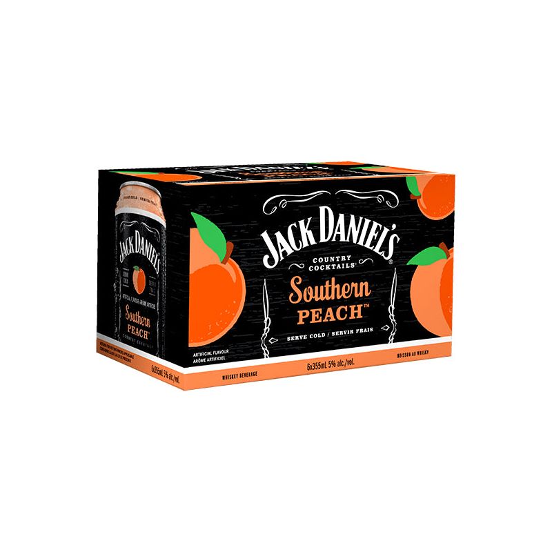Jack Daniel's Country Cocktails Southern Peach 6 Cans