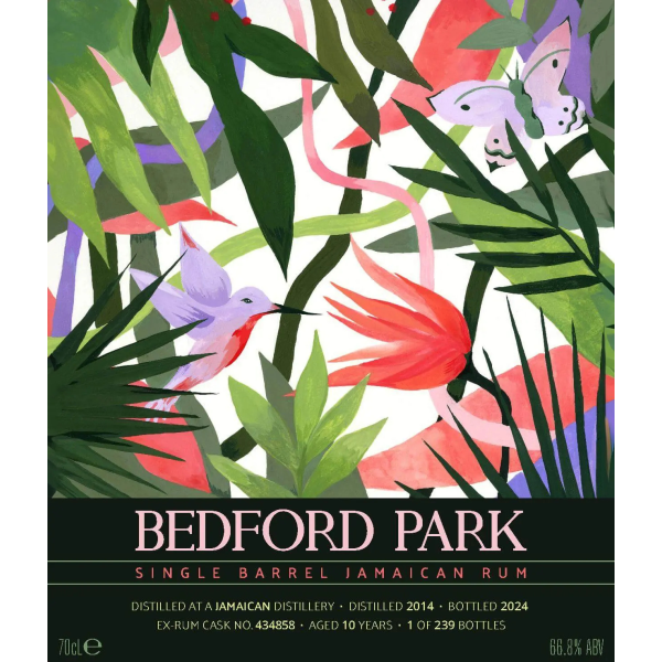 Bedford Park Jamaica Rum 2014 10 Year Old 66.8% ABV