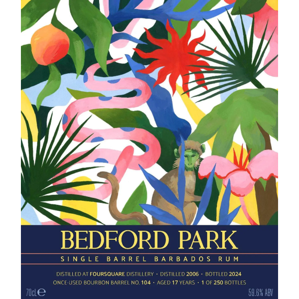 Bedford Park Foursquare Rum #104 2006 17 Year Old 59.6% ABV