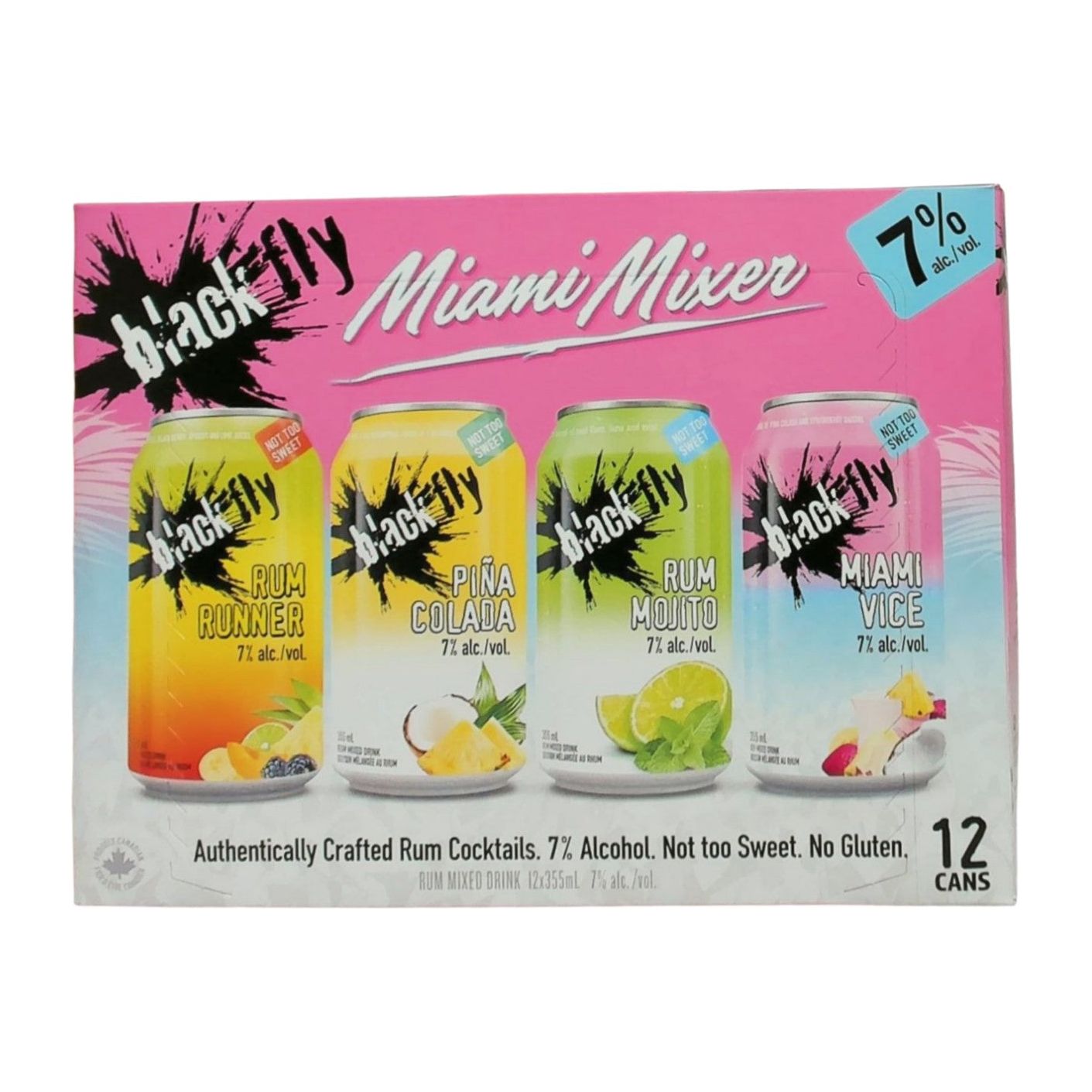 Black Fly Tropical Rum Mixer 12Pk