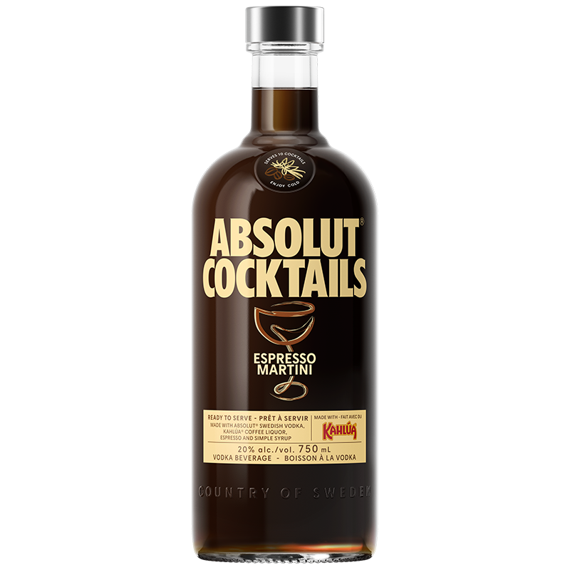 Absolut Espresso Martini Cocktail 750ml