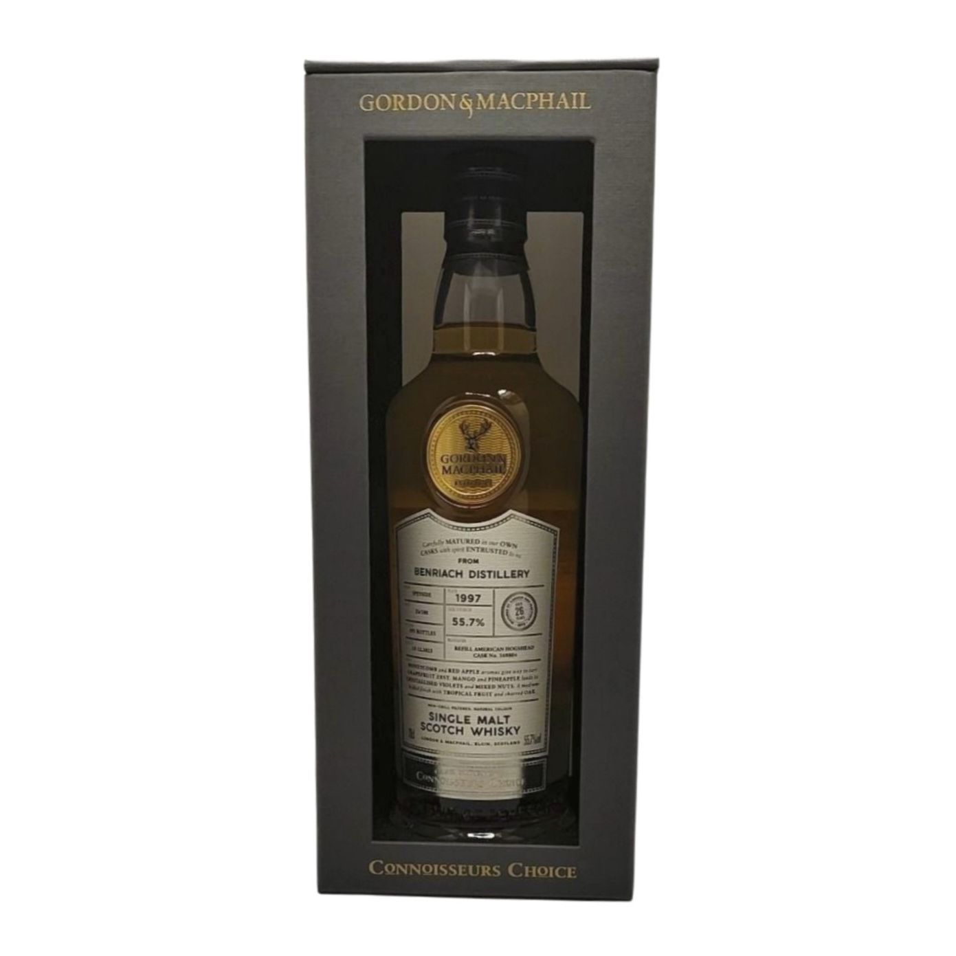 Gordon & MacPhail Connoisseur's Choice BenRiach 1997 26 Year Old 55.7% ABV