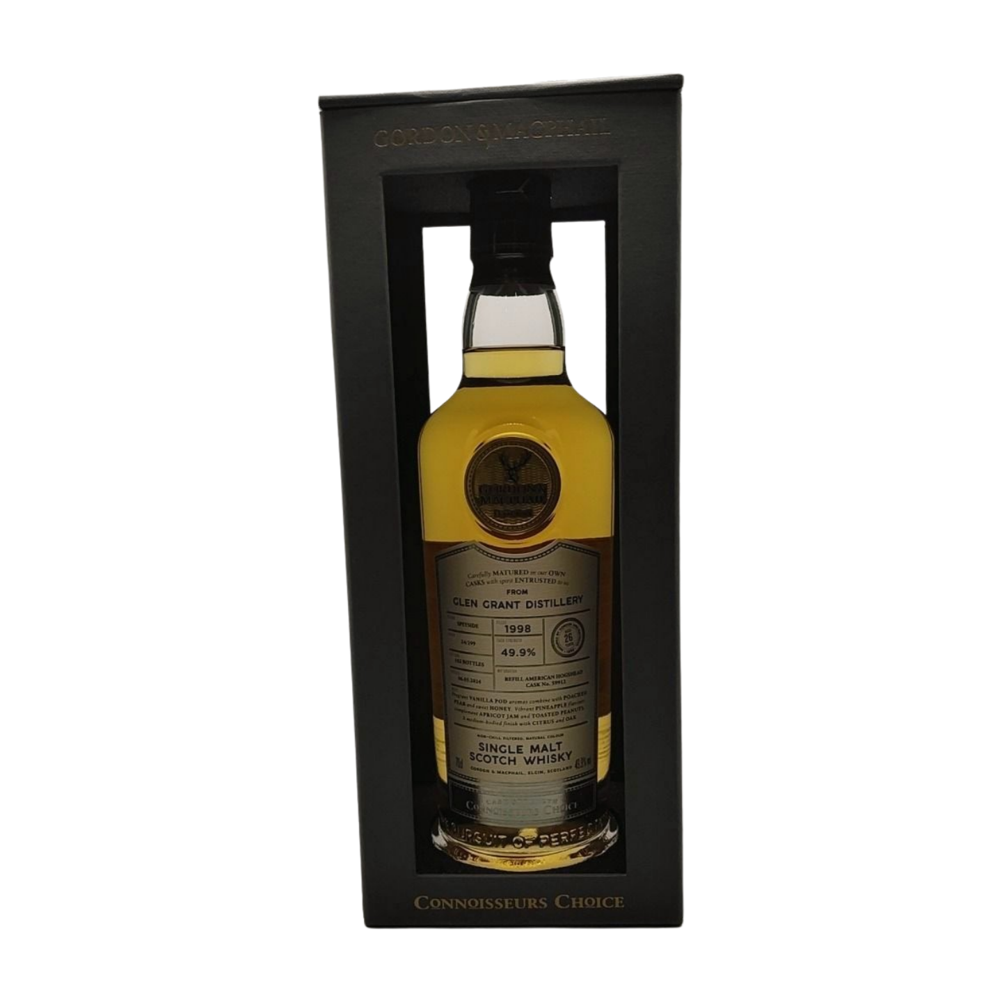 Gordon & MacPhail Connoisseur's Choice Glen Grant 1998 26 Year Old 49.9% ABV