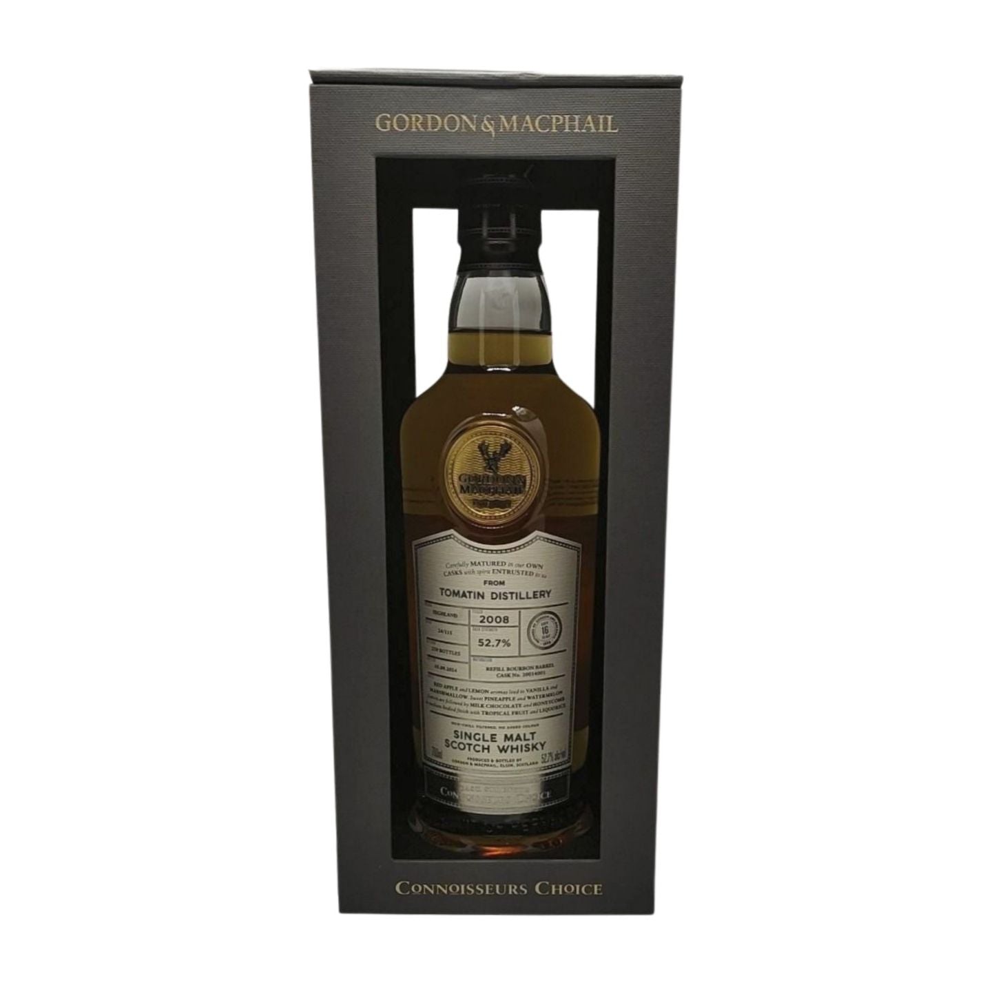 Gordon & MacPhail Connoisseur's Choice Tomatin 2008 16 Year Old 52.7% ABV