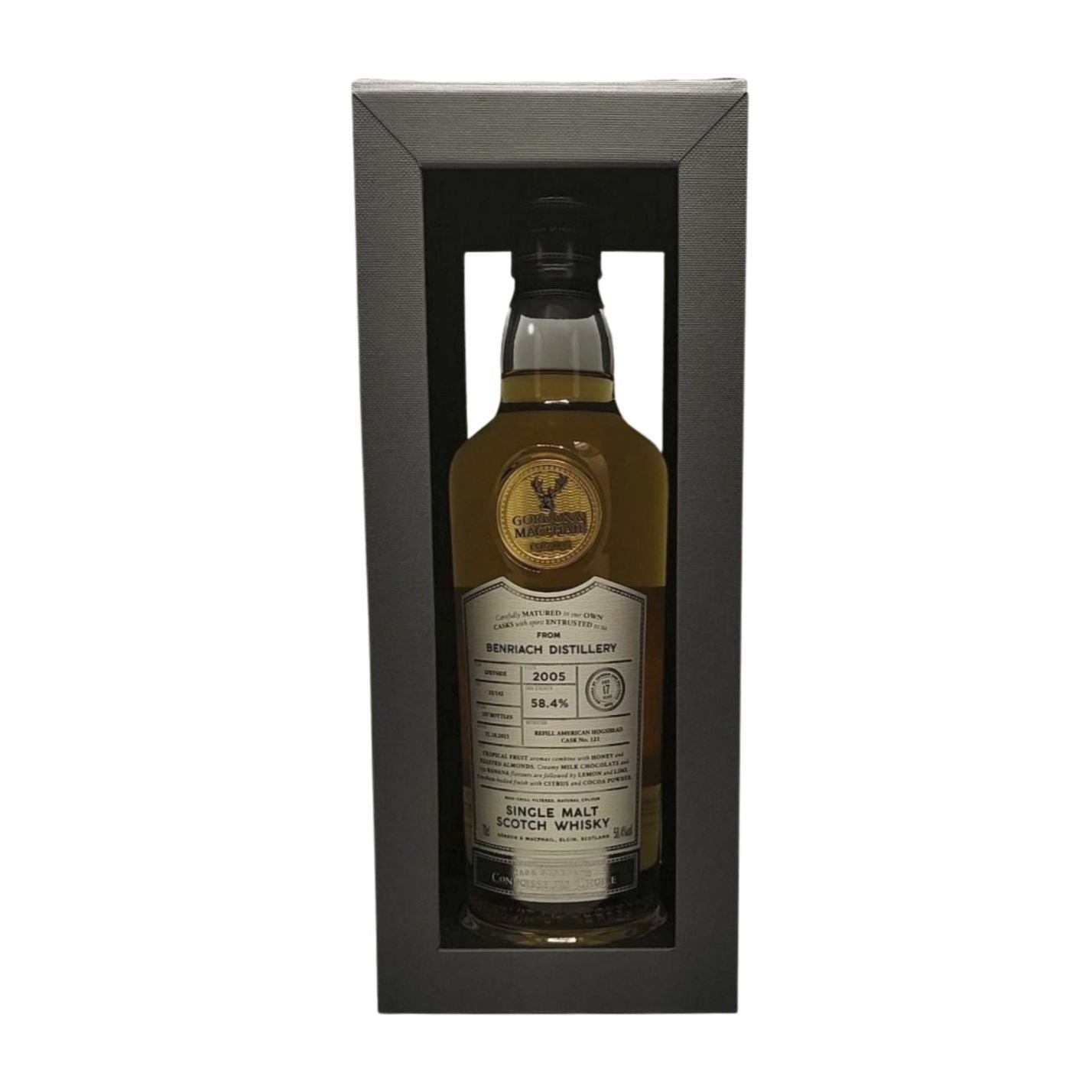 Gordon & MacPhail Connoisseur's Choice BenRiach 2005 17 Year Old 58.4% ABV