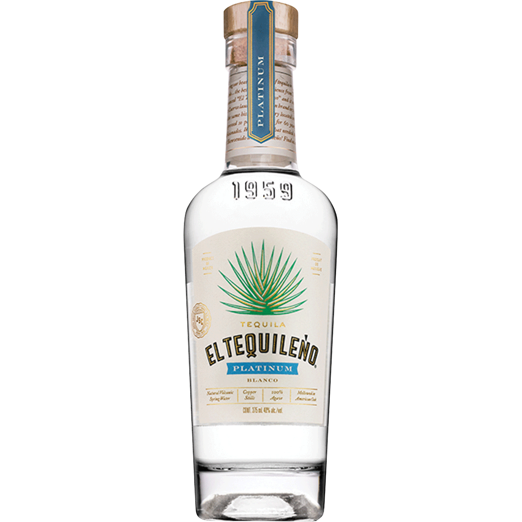 El Tequileno Platinum Tequila 375ml