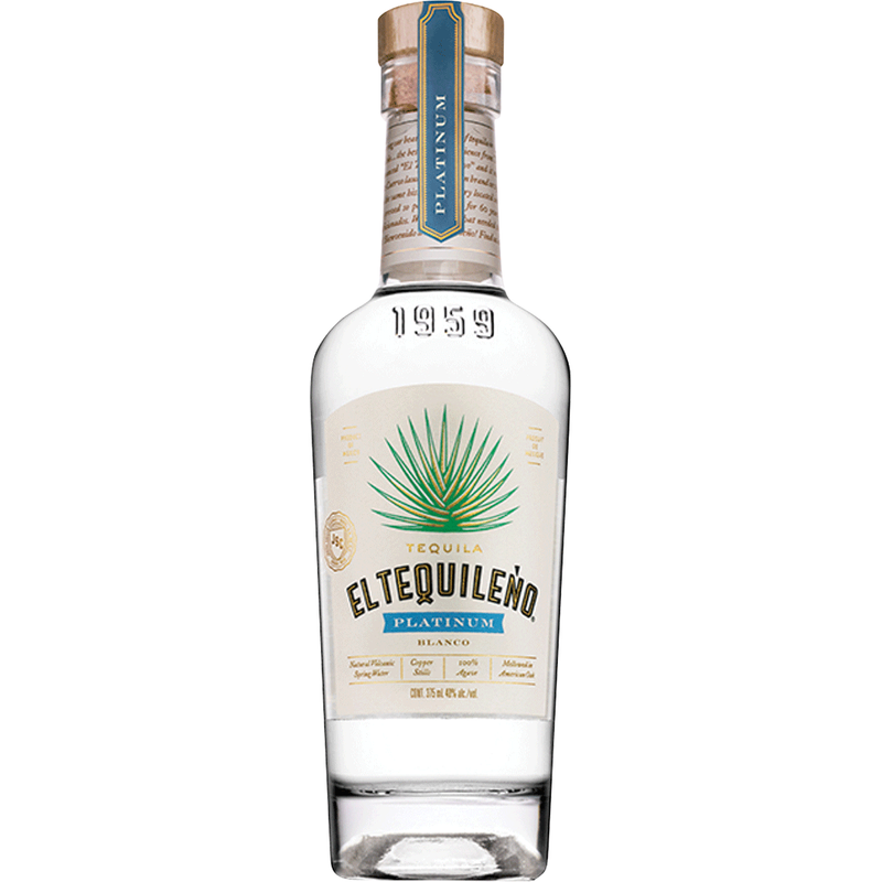 El Tequileno Platinum Tequila 375ml