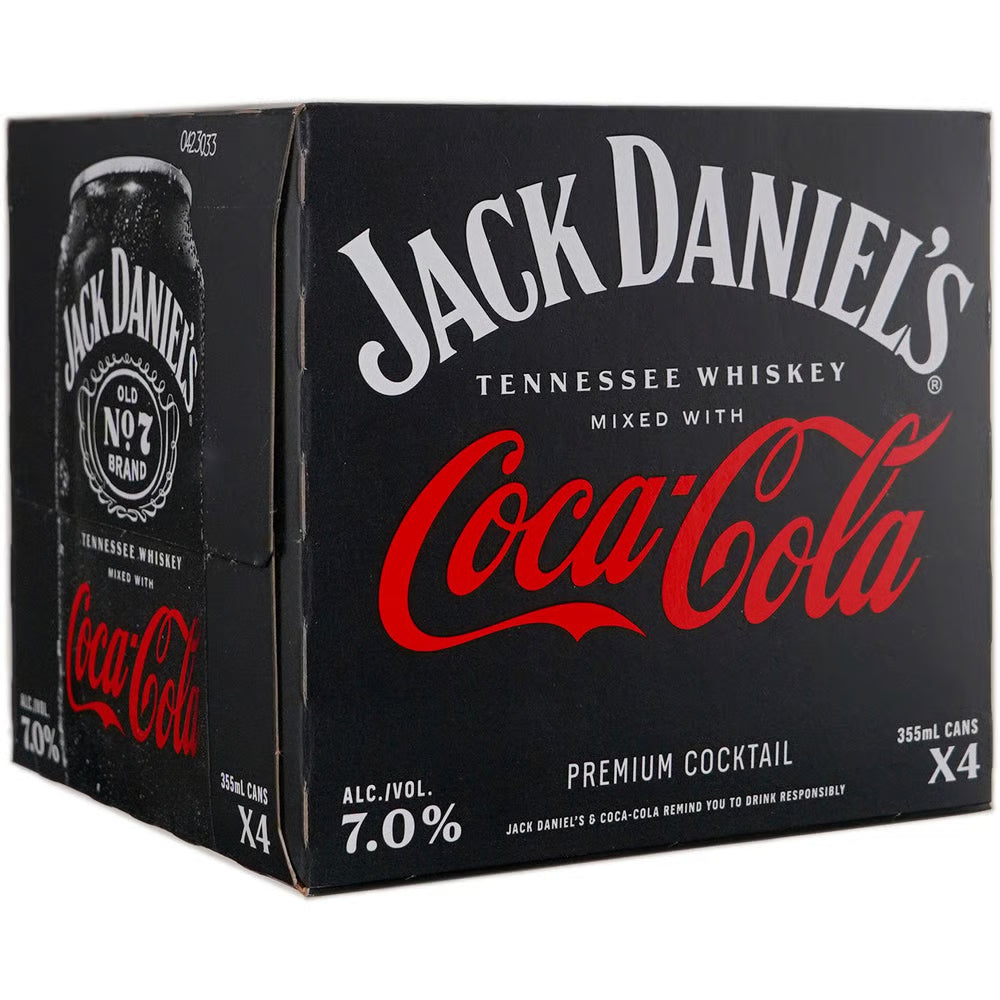 Jack Daniel's & Coca-Cola 4x355ml