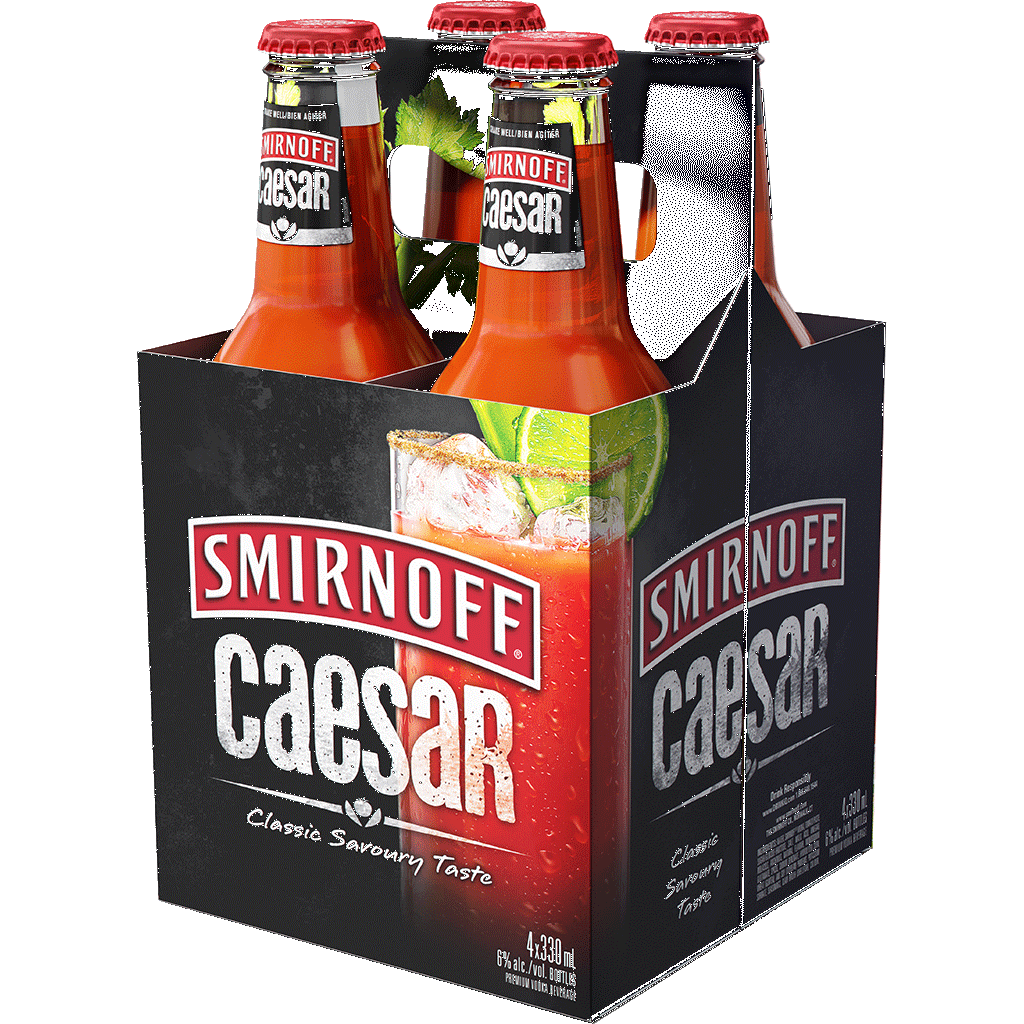 Smirnoff Classic Caesar 4 Bottles