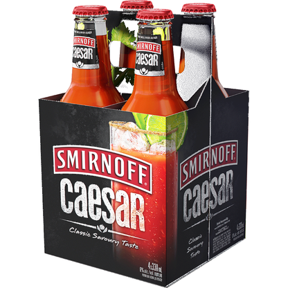 Smirnoff Classic Caesar 4 Bottles
