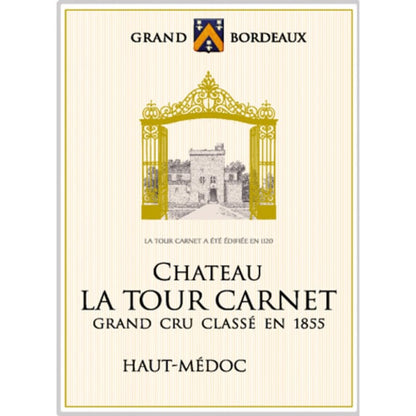 Chateau La Tour Carnet Haut-Medoc (Grand Cru Classe) 2016 750ml