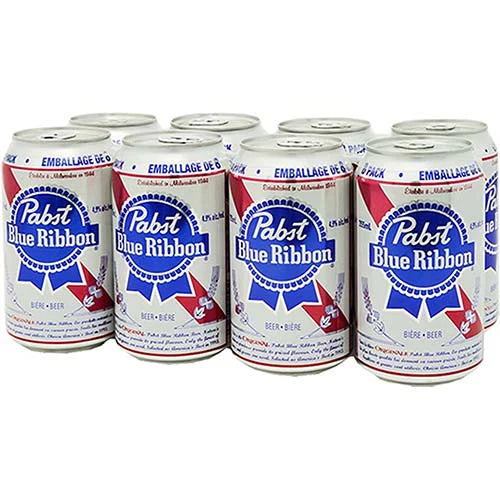 Pabst Blue Ribon 8 Cans