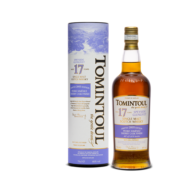 Tomintoul 17 Year Old PX Sherry Cask 700ml