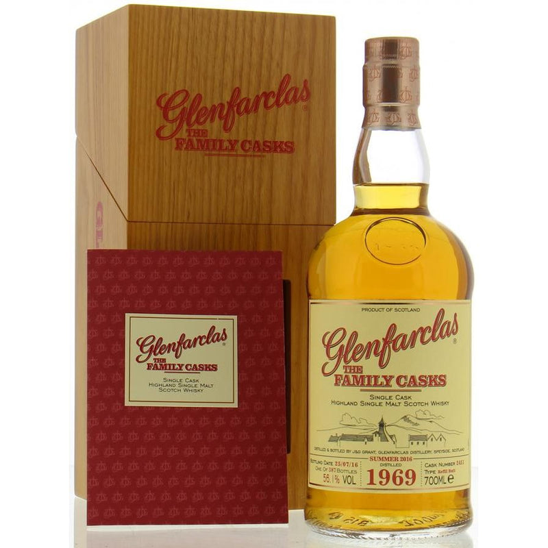 Glenfarclas 1969 47 Year Old S16 Cask 2451 Refill Butt 56.1% ABV 700ml