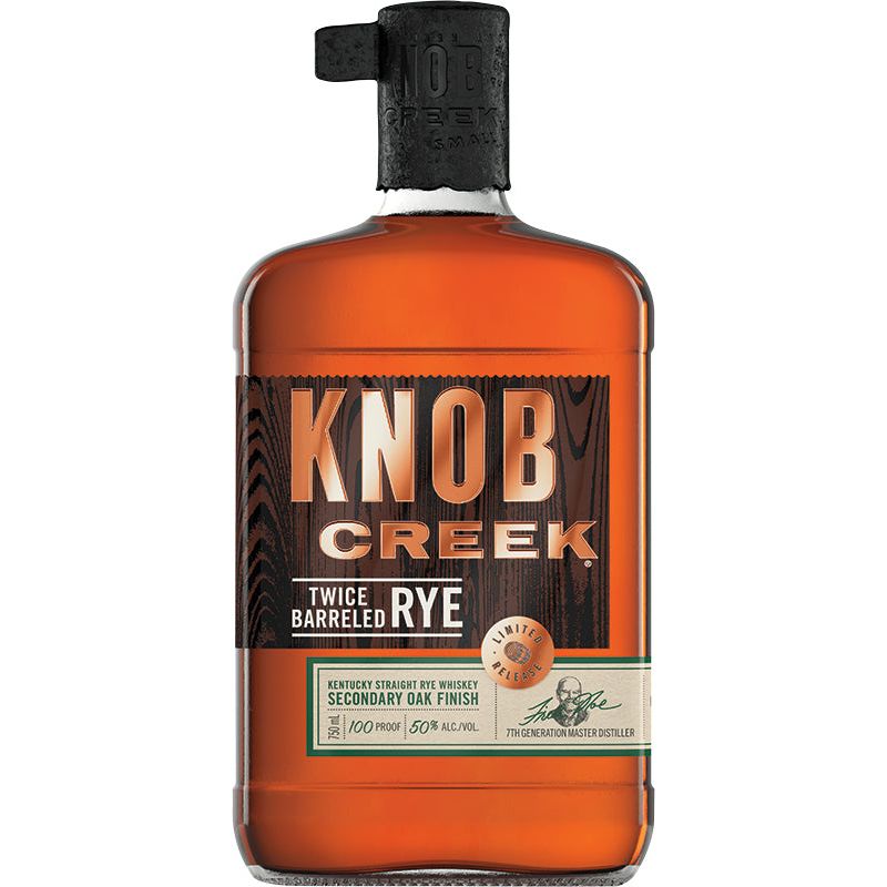 Knob Creek Twice Barreled Rye 50% ABV 750ml