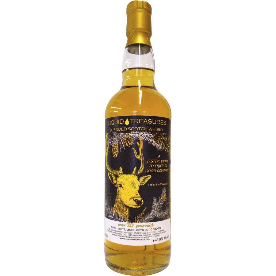 Liquid Treasures Blended Scotch 2003 20 Year 43.8% ABV 700ml