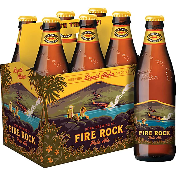 Kona Fire Rock Pale Ale 6 Bottles