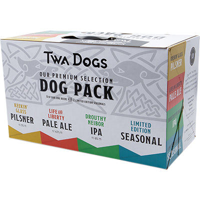 Twa Dogs The Dog Pack Variety Pack 8 Tall Cans