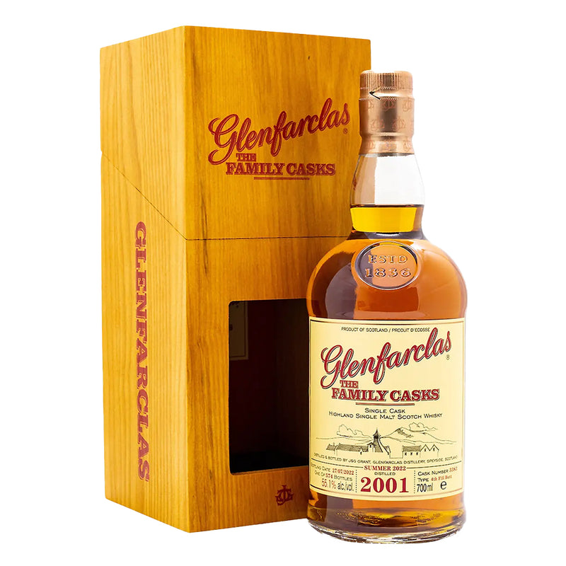 Glenfarclas 2001 20 Year Old S22 Cask 3383 4th Fill Butt 55.1% ABV 700ml