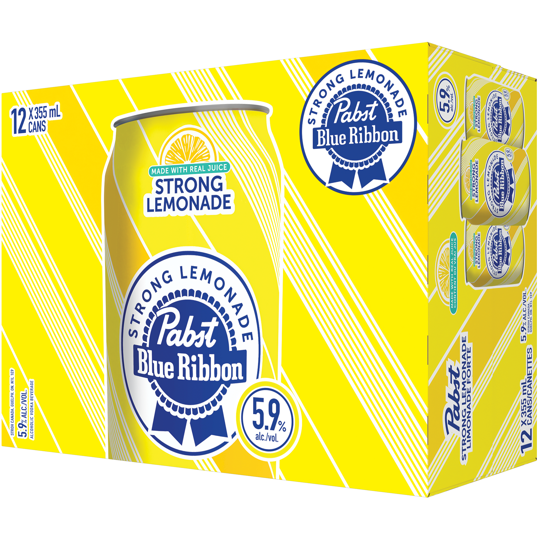 Pabst Strong Lemonade 12 Cans