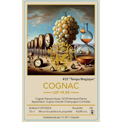 Malternative #33 Temps Magique Francois Voyer Lot 19.20 Grande Champagne Cognac