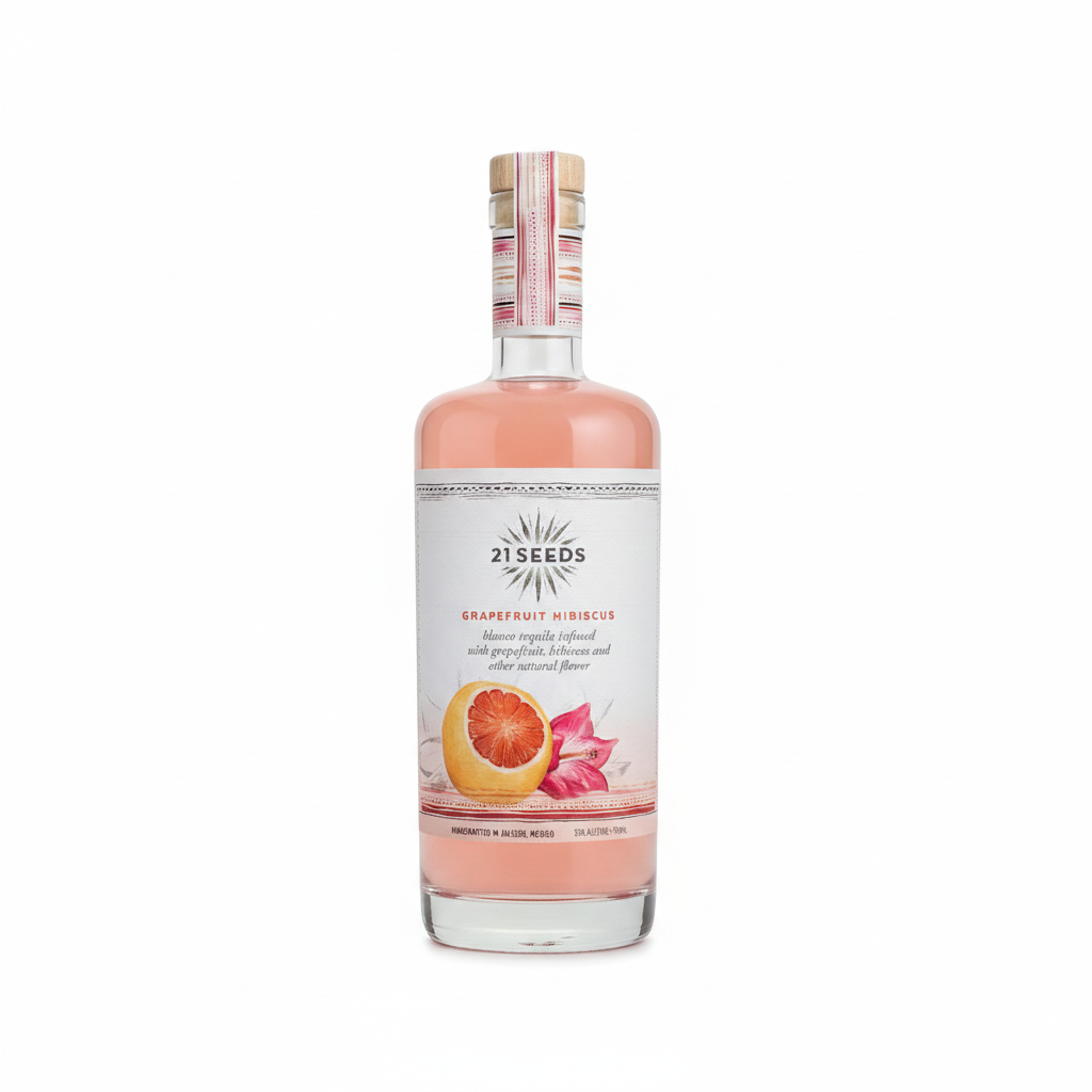 21 Seeds Grapefruit Hibiscus Blanco Tequila