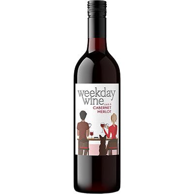 Weekday Wine Cab Merlot  750ml