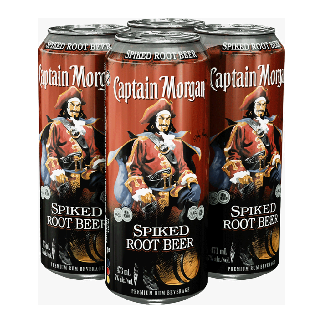 Captain Morgan Spiked Root Beer 4 Tall Cans