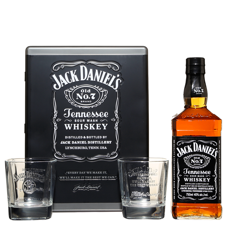 Jack Daniel's Tennessee Whisky Gift Pack 750ml