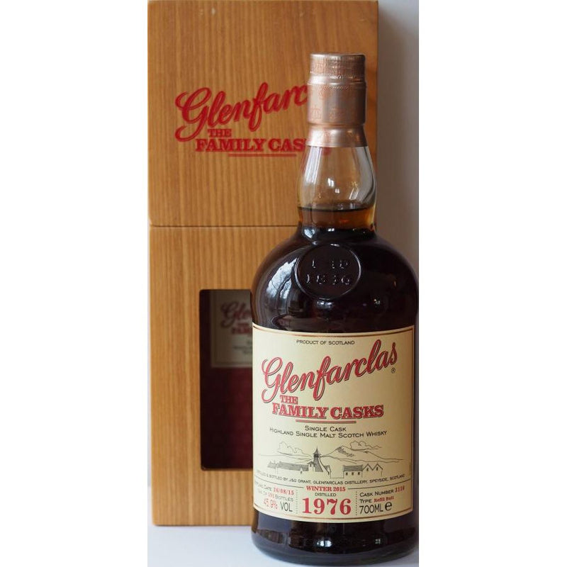 Glenfarclas 1976 39 Year Old W15 Cask 3110 Refill Butt 45.9% ABV 700ml