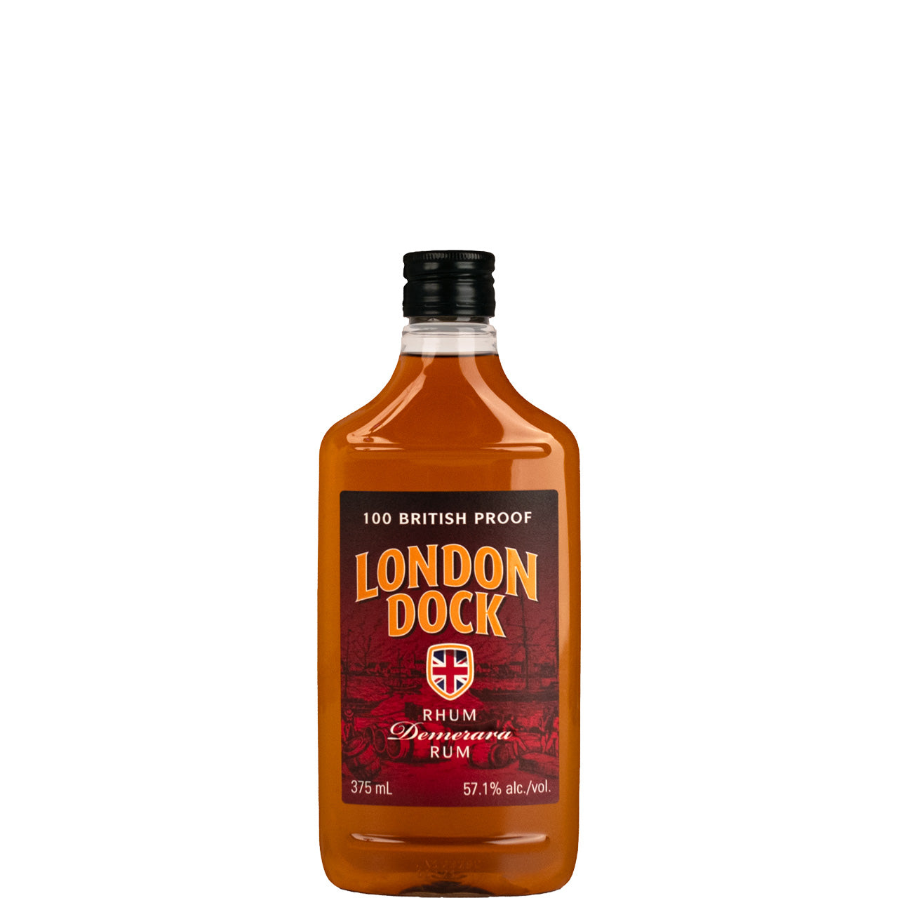 London Dock 100 British Proof 57.10% ABV