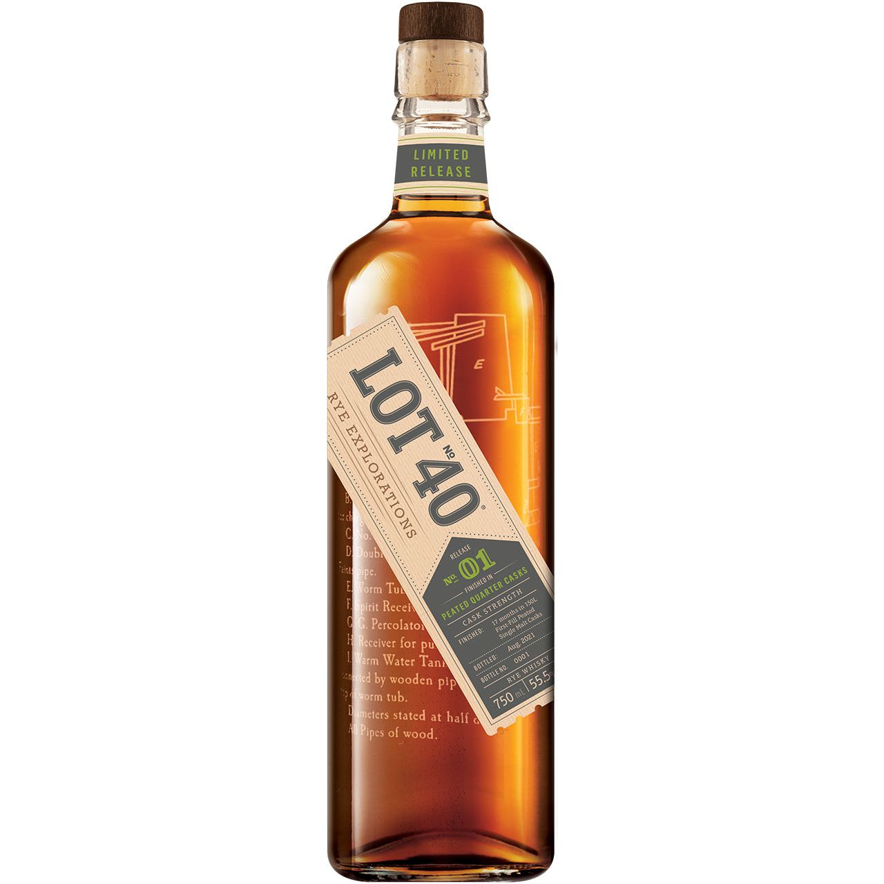 Lot No. 40 Peated Quarter Cask Whisky