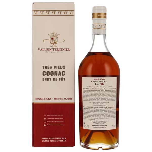 Vallein Tercinier Lot 96 1996 Fins Bois Cognac