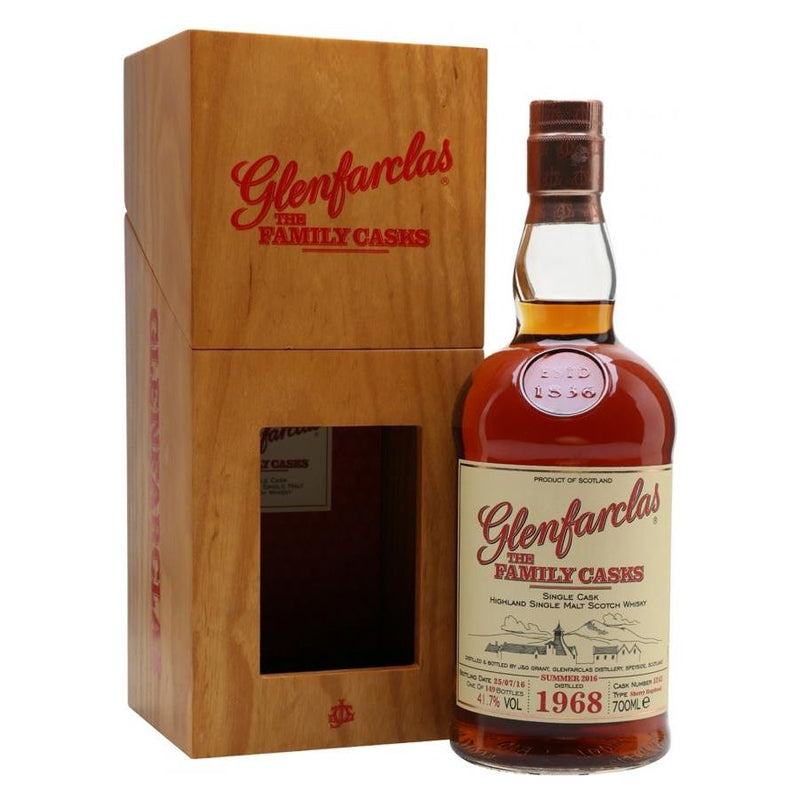 Glenfarclas 1968 47 Year Old S16 Cask 5243 Sherry Hogshead 41.7% ABV 700ml