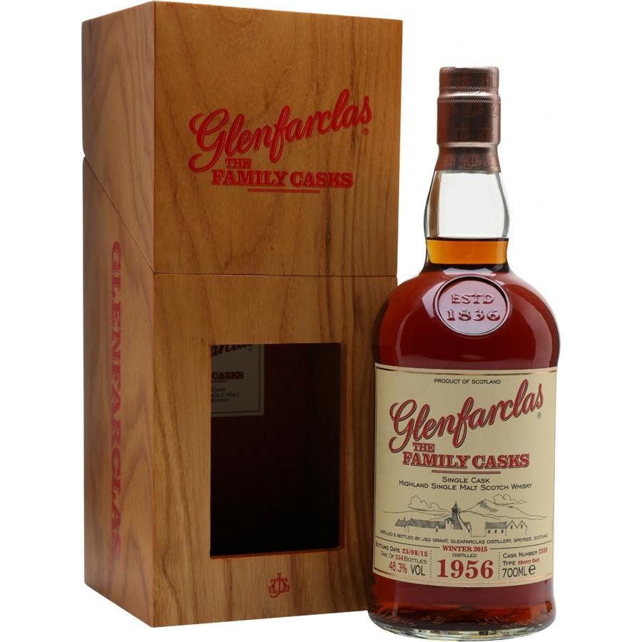 Glenfarclas 1956 58 Year Old W15 Cask 2358 Sherry Butt 48.3% ABV 700ml