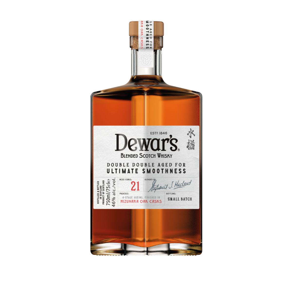 Dewar's Double Double 21 Year Old Mizunara Oak – BSW Liquor