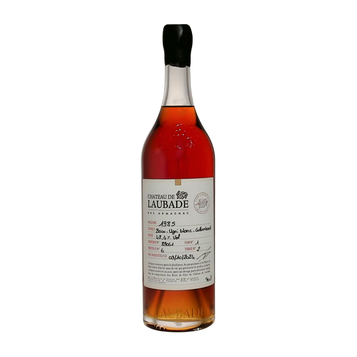 Château de Laubade Bas-Armagnac Cask Strength 1985 #89061