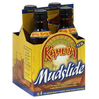 Kahlua Mudslide 4 Bottles