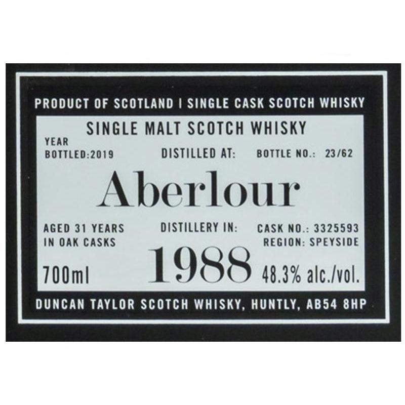 Duncan Taylor The Octave Aberlour 31 Year Old 1988 #3325593