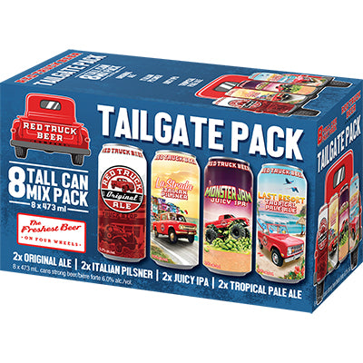 Red Truck Tailgate Mix Pack 8 Tall Cans