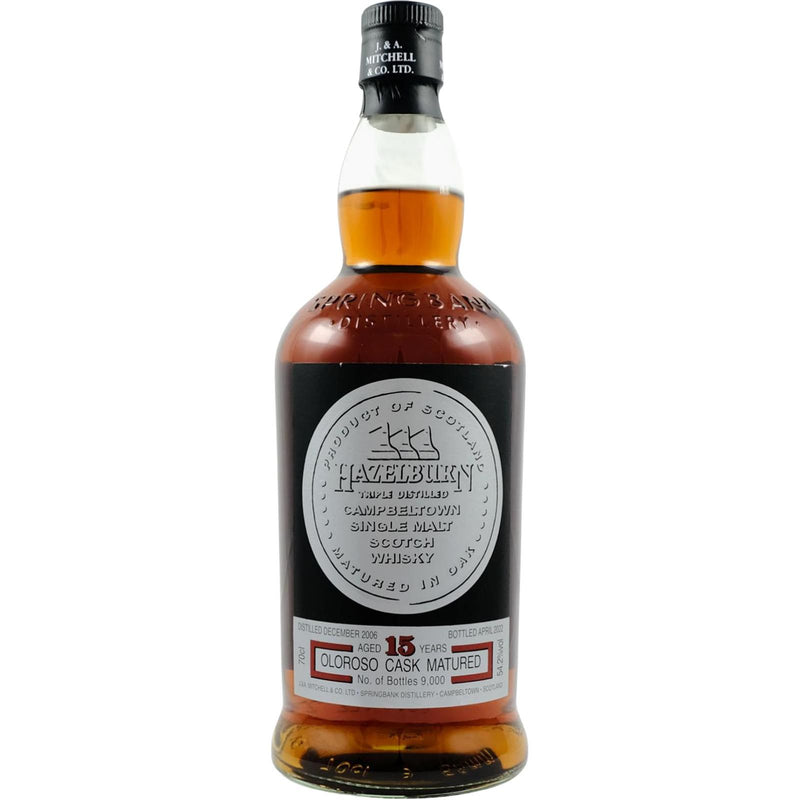 Hazelburn 15 Year Old Oloroso Cask Matured 750ml