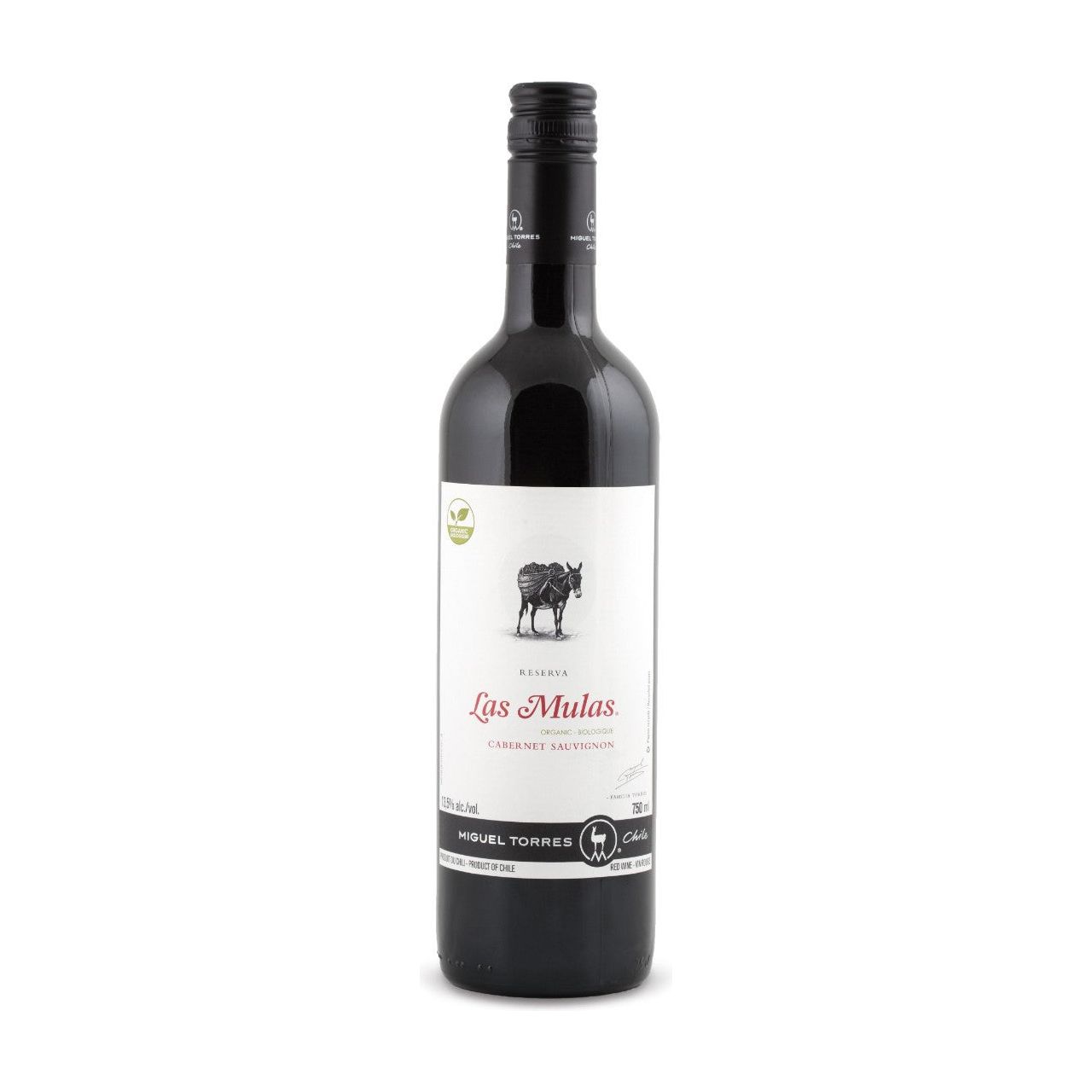 Las Mulas Organic Cabernet Sauvignon 750ml