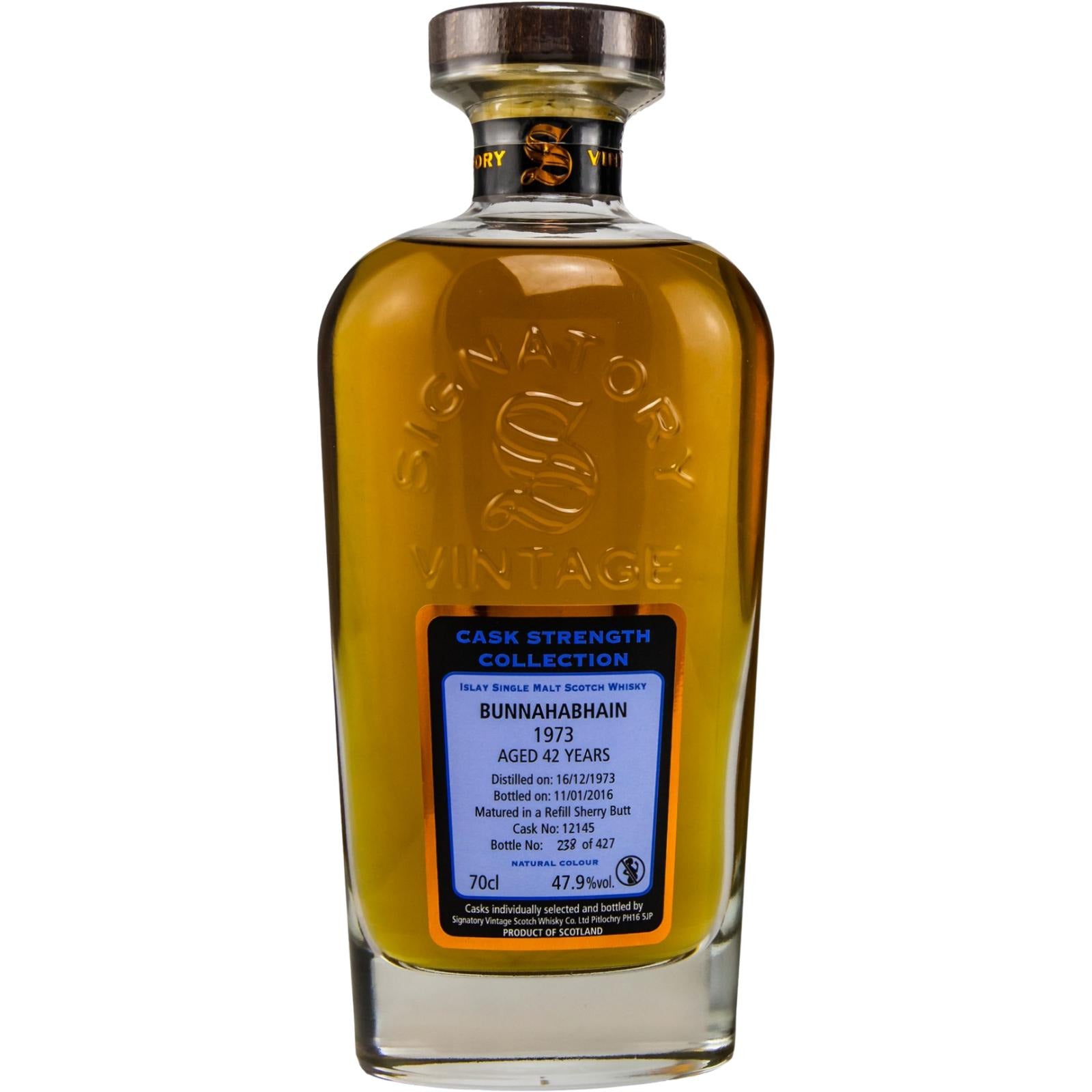 Signatory Bunnahabhain 1973 42 Year Old 47.9% 700ml