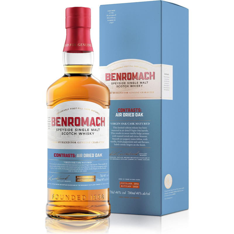 Benromach Contrasts: Air Dried Oak 2012 46% ABV 700ml