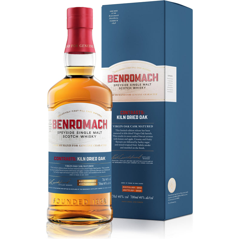 Benromach Contrasts: Kiln Dried Oak 2012 46% ABV 700ml