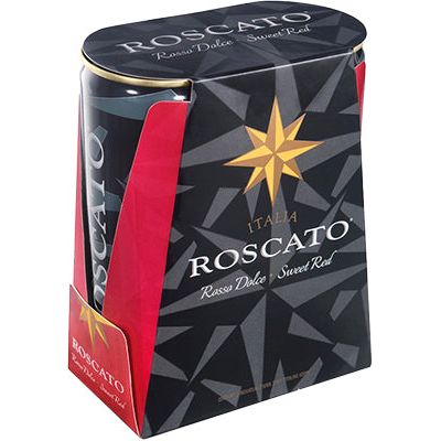 Roscato Rosso Dolce Sweet Red 2x500ml Cans