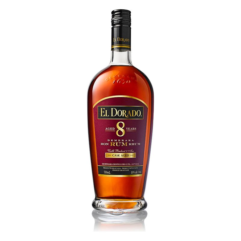 El Dorado 8 Year Old Rum 750ml