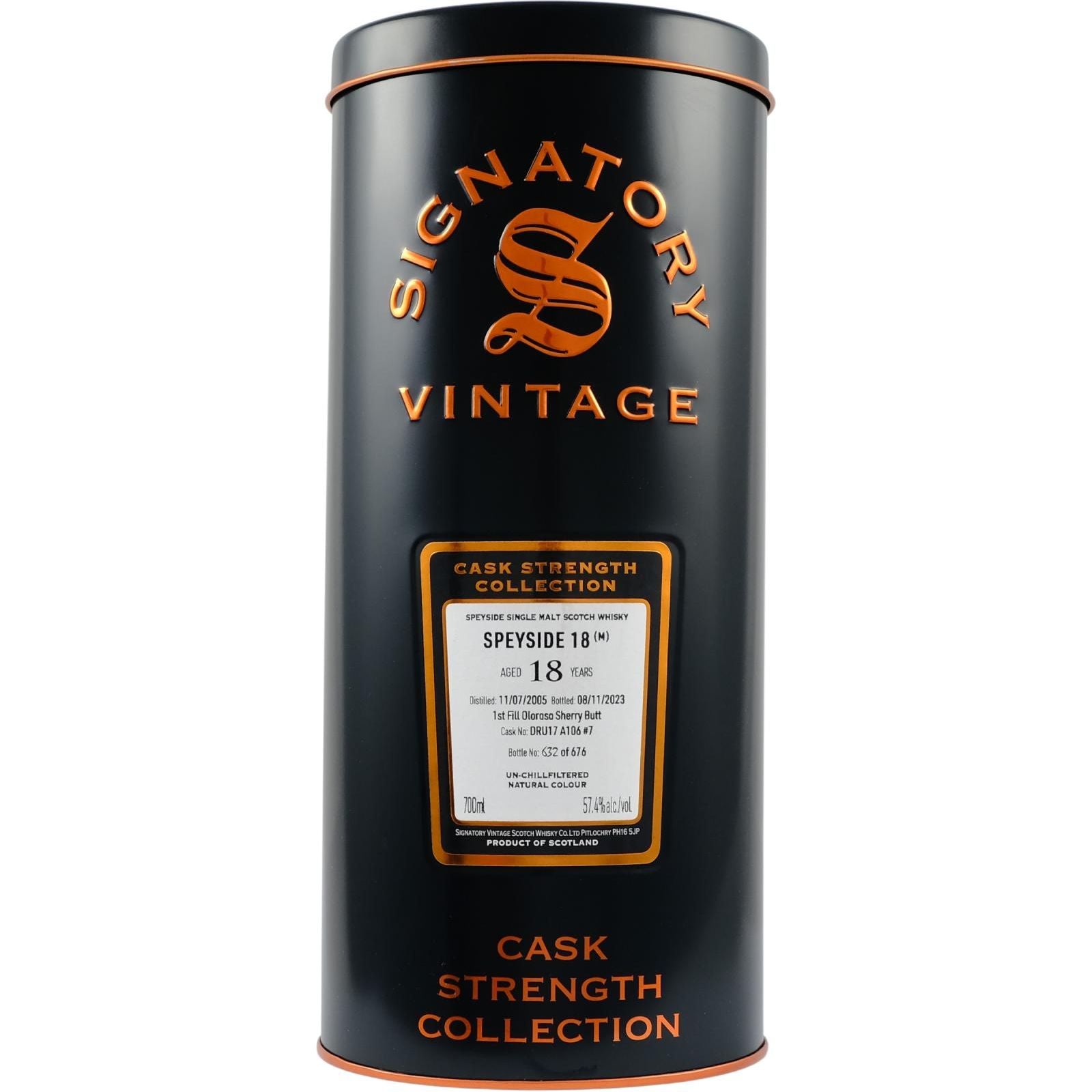 Signatory Speyside (Macallan) 2005 18 Year Old 57.4% ABV