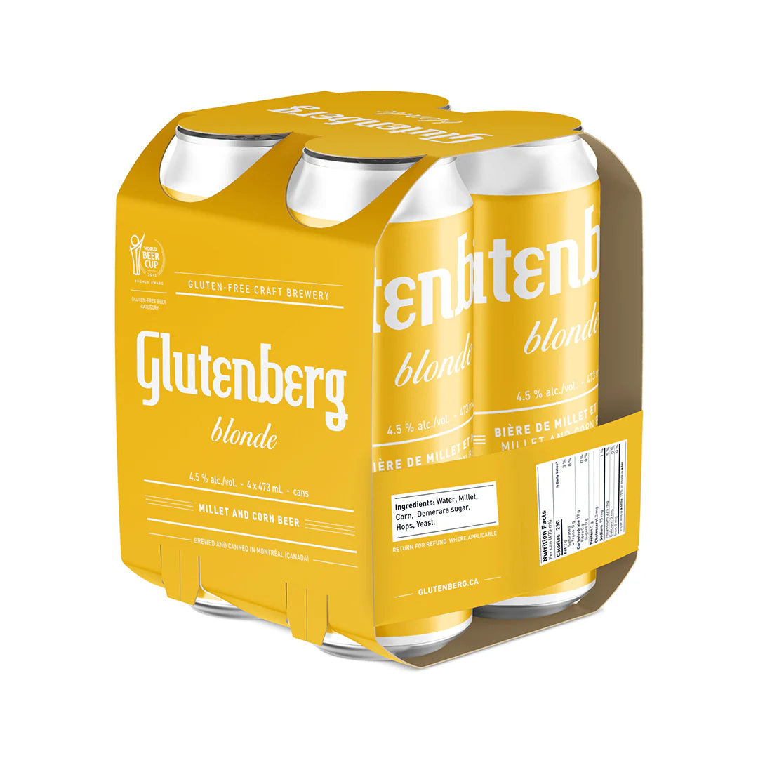 Glutenberg Blonde Ale 4 Tall Cans